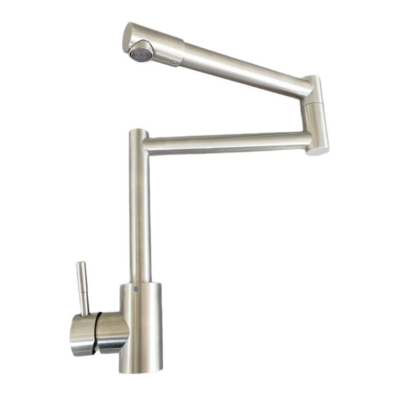 OEING Stainless Steel 360° Rotary Retractable Kitchen Faucet