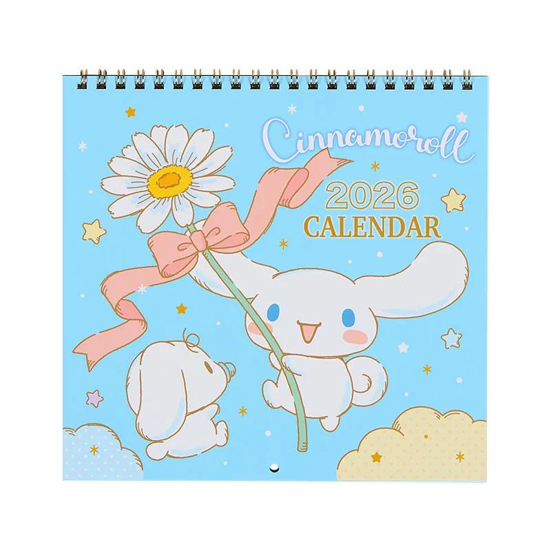 Настенный календарь Sanrio Cinnamoroll M 2026 Япония НОВЫЙ Персонажи Sanrio