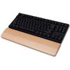 CrweanWcee Wrist Rest Palm Rest Wooden Zelkova Natural Wood Keyboard Arm Rest with Stylish Width 30cm Fits Up To 60 Anti-Slip (S / Keys)