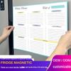 Стираемый Магнитный Еженедельник Блокнот для Заметок для Холодильника