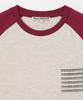 MILLO ARCHIVE Dot Print Pocket Raglan T-Shirt [Burgundy]