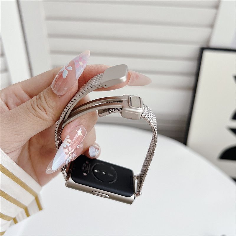 Магнитный Миланский Ремешок Для Умных Часов Huawei Band 11 Браслет Наручный Ремешок Для Huawei Band 11 Pro Металлический Ремешок Аксессуары