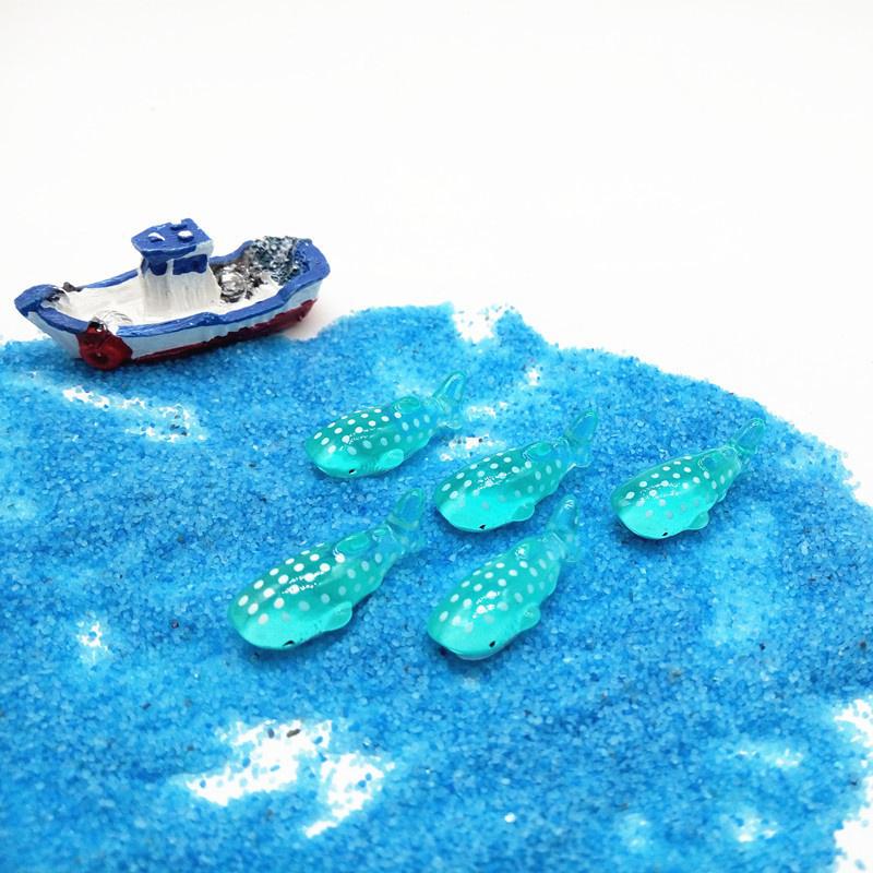 3pcs/set Spot Shark Fish Miniatura Dollhouse Garden Home Bonsai Decoration Mini Toy Miniature Pvc
