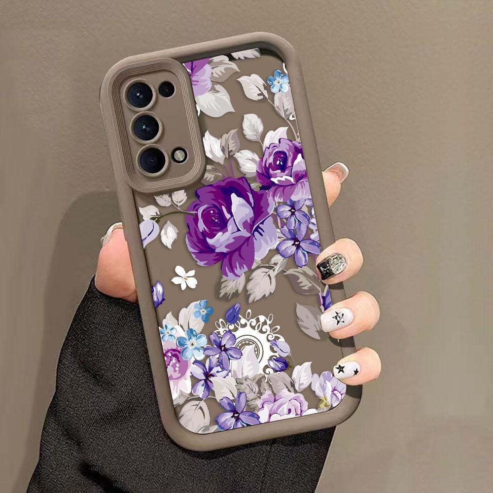 Красивые Фиолетовые Цветы Чехол для Телефона Для Oneplus 8T 9R 10R 11 12 13 13T 15 NORD ACE CE 2 3 4 5 6 LITE TPU Чехол DIY Оболочка