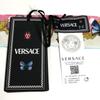 VERSACE Dua Lipa Butterfly logo ladybug BandeauScarf Scarf silk Multicolore