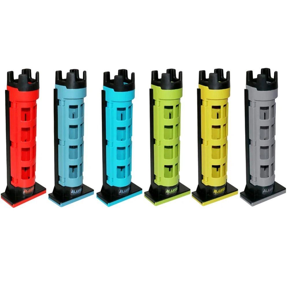 Durable Fishing Tackle Box Plastic Rod Holder Rod Display Bracket Fishing Accessories