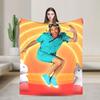 Danny Go Cartoon Blankets Quality Warm  Throw Blanket Winter Airplane Travel Couch Chair Fluffy Bedspread