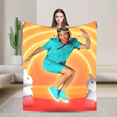 Мультяшные мягкие теплые одеяла Danny Go Декоративный плюшевый плед Узор для дивана кровати Фланелевая простыня Покрывало для дивана-кровати