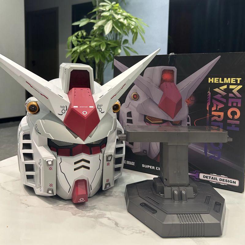 Том 1 Шлем Rx-78-02 Киберпанк 1:1 Шлем-робот Мех с подсветкой и сенсорным управлением Модный Косплей Костюм Детская Игрушка на Хэллоуин Подарок