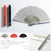 Kimono Summer Fan with Paper Fashion Craft [Asakusa Market] Box, Tablet, Women's Gift, Fan, (Black)