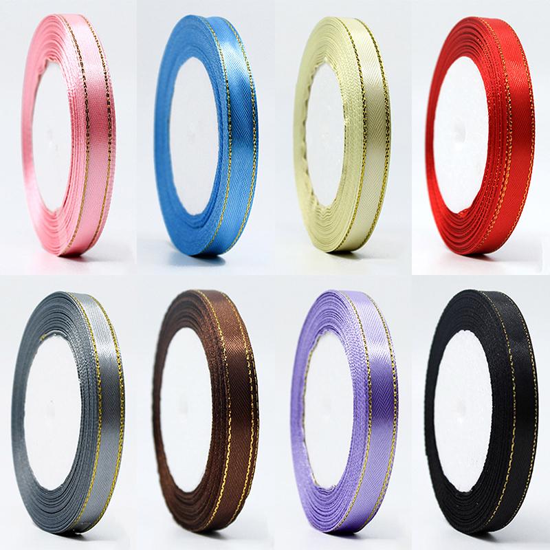 Товары для скрапбукинга DIY украшения вечеринки 1 рулон горячая распродажа золотая лента высокого качества свадебная ручная работа подарочная упаковка 1 см * 22 м популярные аксессуары