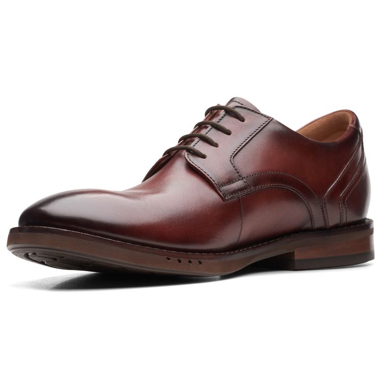 Clarks Легкие Удобные Дышащие Деловые Формальные Кожаные Туфли Мужская Обувь Коричневые 261683238