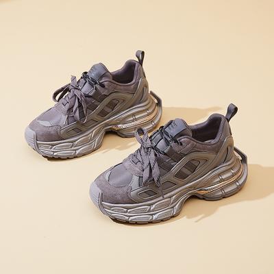 Новые женские кроссовки, модные спортивные одинарные кроссовки на толстой подошве