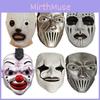 Маска на Хэллоуин Slipknot с лицом клоуна и ртом на молнии для костюмированных вечеринок