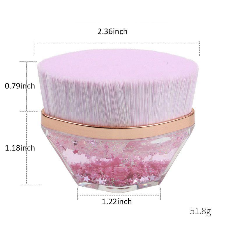 Foundation Brush, Traceless Magic Makeup Brush, Naturally Soft and Does Not Eat Powder, Beginner Makeup Brush, Portable