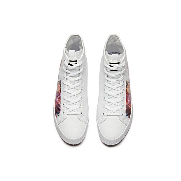 Anta Lightweight Coverage High top Canvas Shoes Women's White 12948620-1