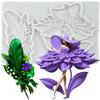 Flower Fairy Silicone Mold Feather Fondant Molds Cake Decorating Tools Cupcake Topper Candy Sugar Craft Gum Paste Polymer Clay
