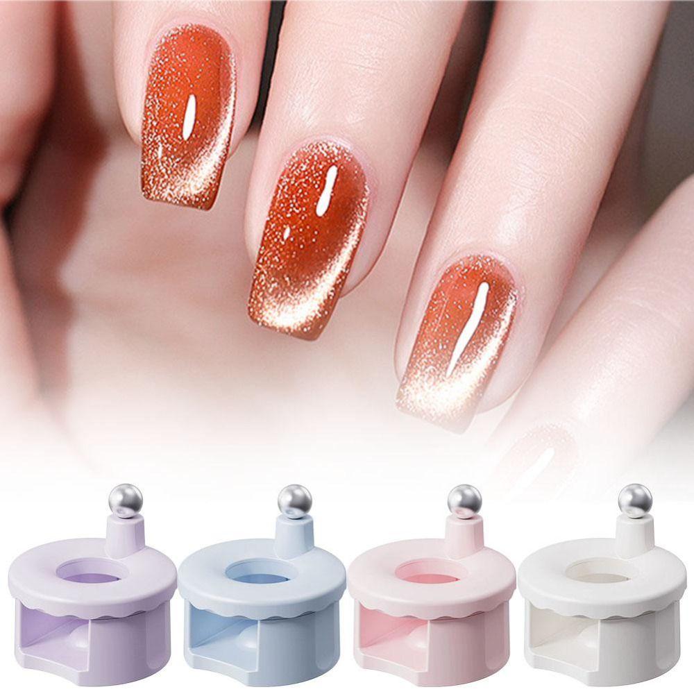 Strong Magnetic Rotating Cat Eye Magnet 360° Rotating French Manicure Applicator Gel Nail Polish