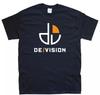 Мужские и женские футболки DE/VISION ii T-SHIRT Все размеры S M L XL XXL цвета Черный, Белый