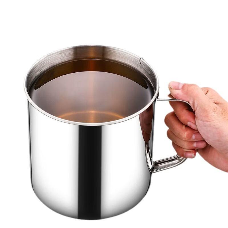 Кружка FACE MINI из нержавеющей стали 304 большой вместимости с крышкой