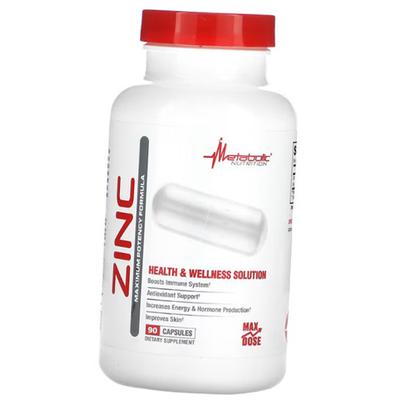 Цинк, Zinc 75, Metabolic Nutrition  90капс (36646003)