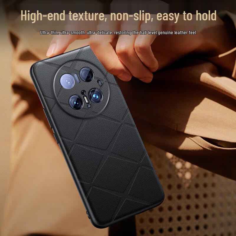 Xuanka Starburst Genuine Leather Phone Case for Huawei