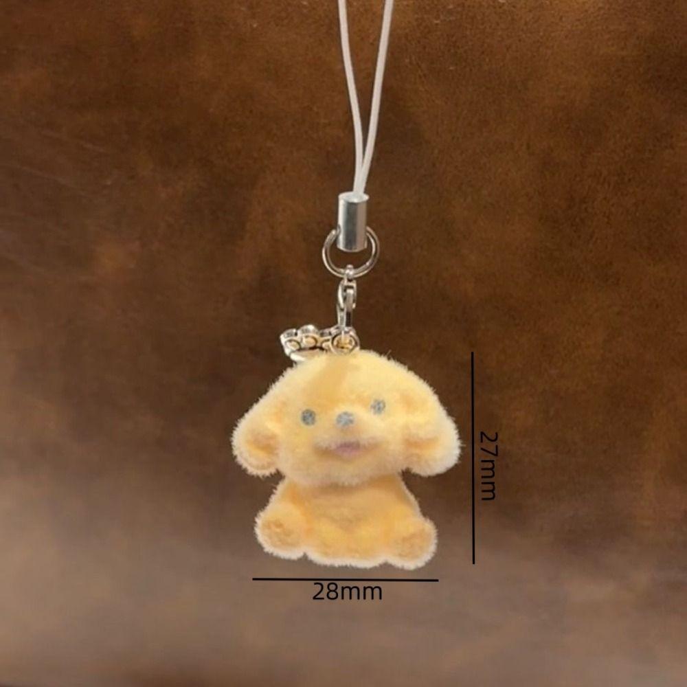 Пушистая кукла, стайная собака, брелок, щенок корги, кролик, телефон, кулон, 3D-животное, кулон, рюкзак
