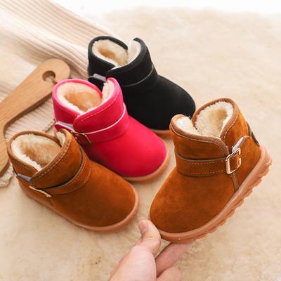 Зимние новые детские зимние сапоги водонепроницаемые короткие сапоги