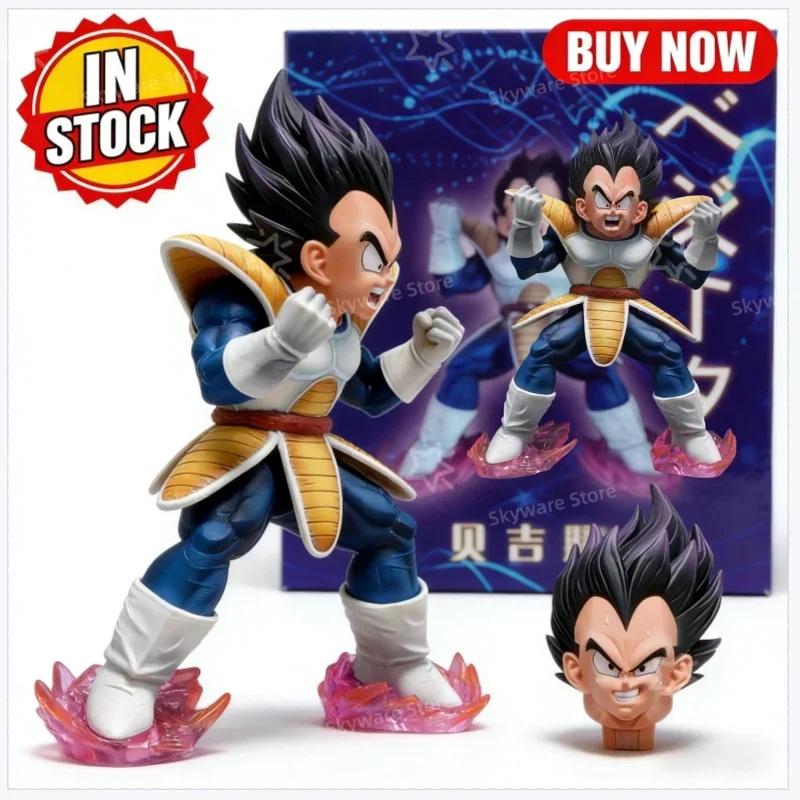 В наличии Фигурки Аниме Dragon Ball Веджета Фигурки Действия Статуя из ПВХ Настольное Украшение Коллекционная Статуэтка Украшение Игрушки Подарки