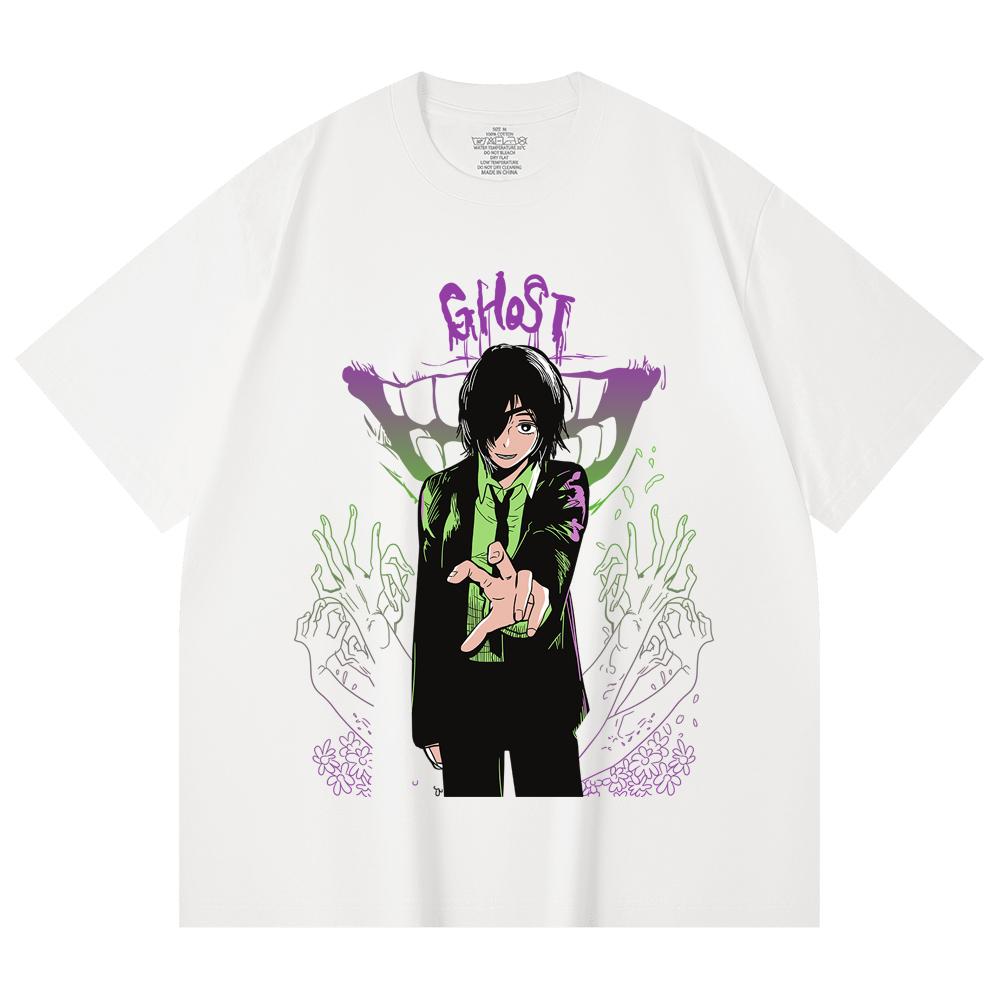 230 Gsm 100% Cotton Chainsaw Man V7 Himeno Print Unisex Heavy Cotton T Shirt
