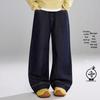 ASK JUNIOR Girls' Spring Vintage Loose Straight-Leg Denim Jeans