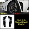 Front Bumper Air Vent Side Fender Cover Trim For Mercedes-Benz C Class W205    Carbon Fiber / Black Accessories Exterior