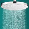 9-inch Large Rain Shower Head Internal Pressure Booster High Pressure Shower Head  Ceiling Mount