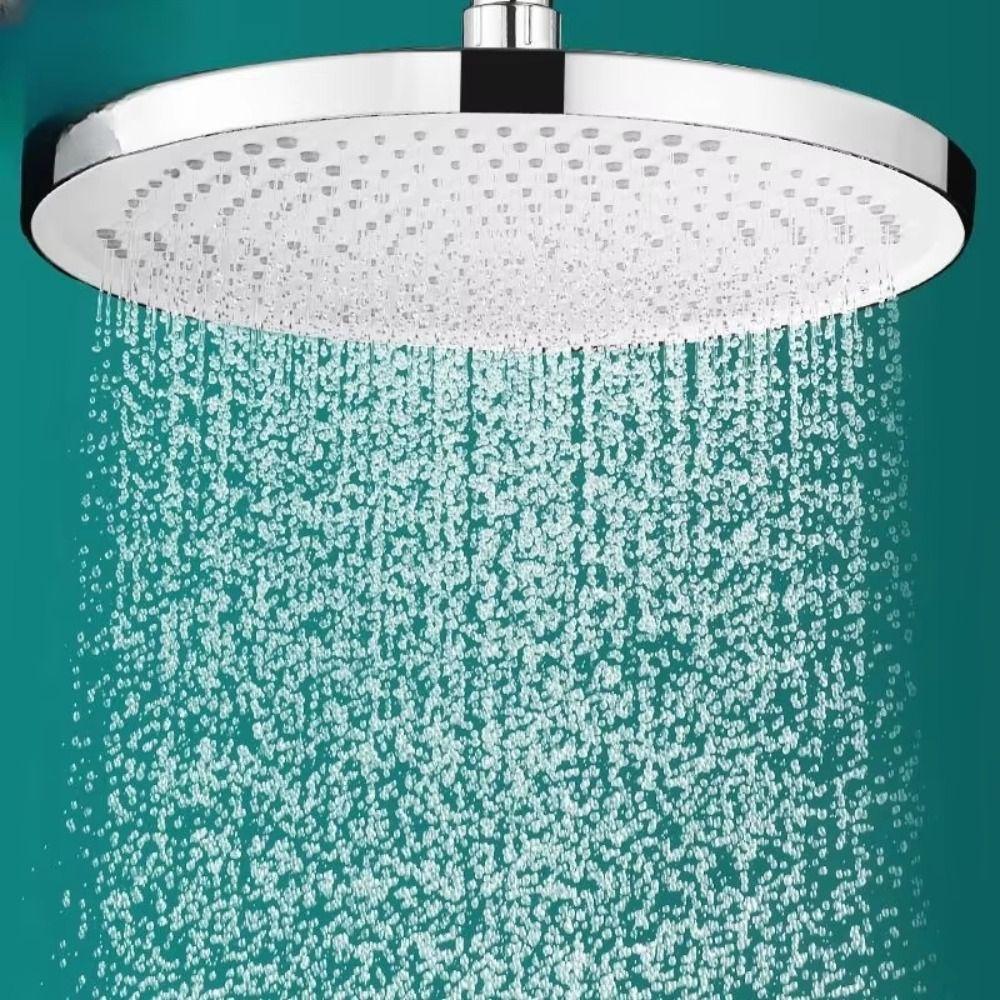 9-inch Large Rain Shower Head Internal Pressure Booster High Pressure Shower Head  Ceiling Mount