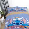 Adorable 3d Cartoon Stitch Anime Comforter With Matching Duvet Cover And Pillowcase