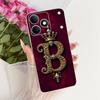 Чехол для Realme Note 80 4G RMX5388 Роскошная Корона Буква Алфавита A Z Мягкий Силиконовый Задний Чехол Для Realme Note 80 2026 Note80 Чехол