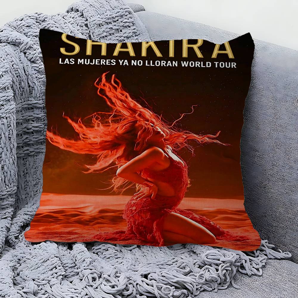 Певица S-shakira Подушка Подарки Мебель для Домашнего Офиса Спальня Диван Автомобильная Подушка Чехол 45x45см