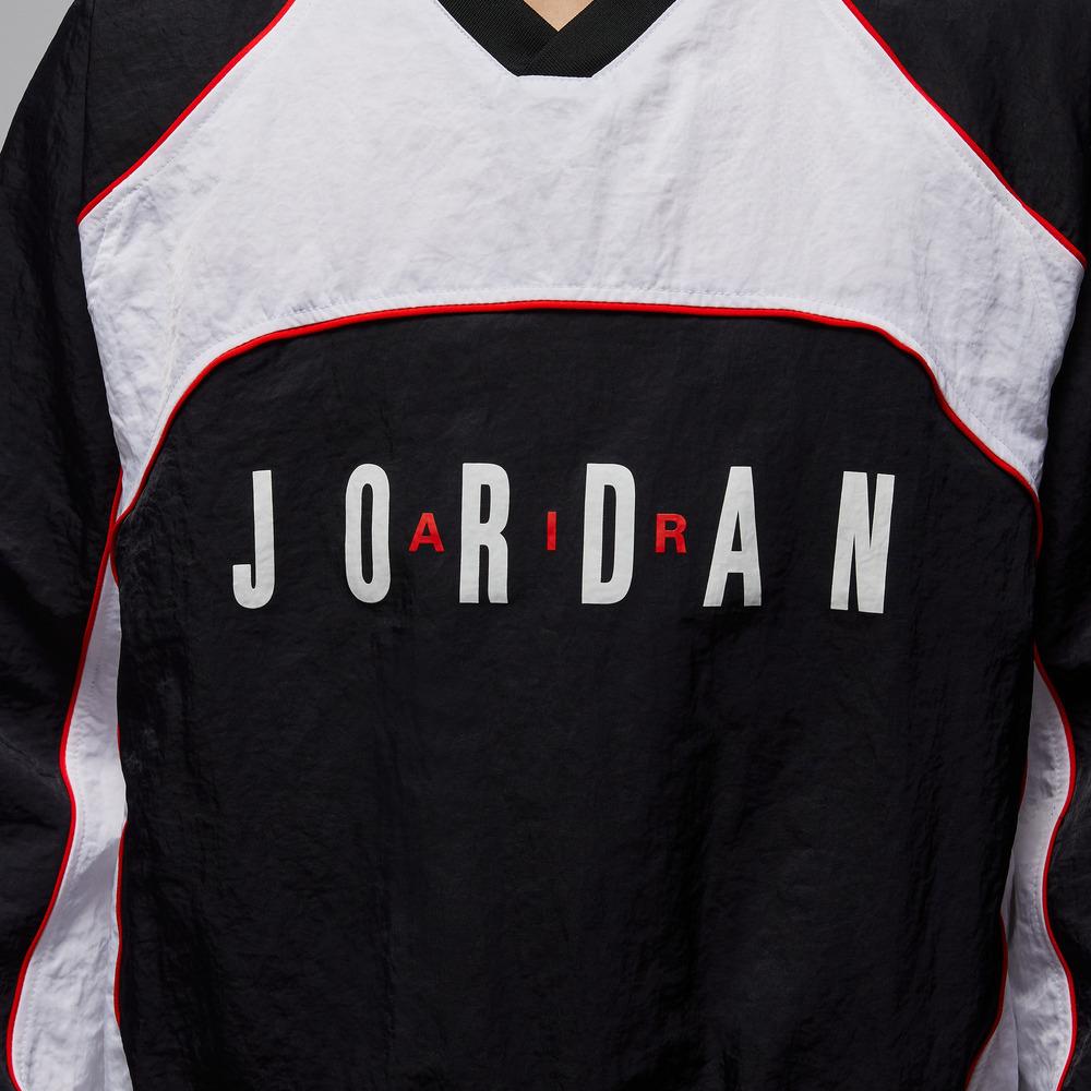Jordan Мужская толстовка с V-образным вырезом M J Flt Ls Warm Up Top, модная толстовка с длинным рукавом, мужская одежда IF1836-010