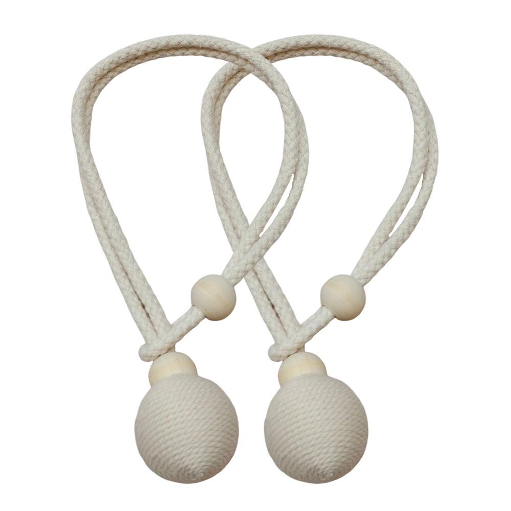 2Pcs Set No-drill Bohemia Curtain Tiebacks Curtain Decor Organization