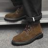 Мужские ботинки Мартин из замши против велюра, новая коллекция осень-зима 2024, ботинки средней высоты, американские ретро рабочие ботинки 1143-J