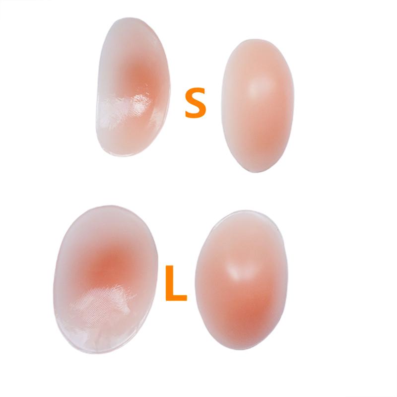 1 пара невидимых мягких силиконовых накладок на плечи, усиливающих подтяжку, клейкая накладка S/L