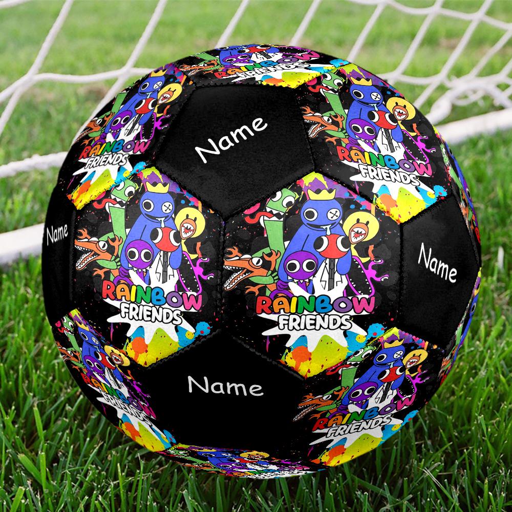 Custom Name Rainbow Friends Theme Size 5 Soccer Ball, Suitable for Both Indoor and Outdoor Matches, a Gift Suitable for Everyone.