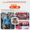 TFO Competition-Grade Five-Toe Outdoor Socks, Durable Hiking Socks, Sports Running Toe Socks 2202419 Men's Dark Gray