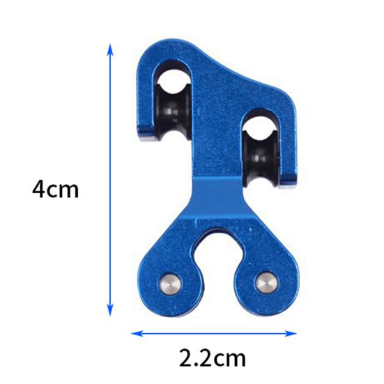 Разделитель ползунка для тетивы Композитный разделитель тетивы из алюминиевого сплава Трос для стрельбы из лука Слайд-ролик Замена скольжения