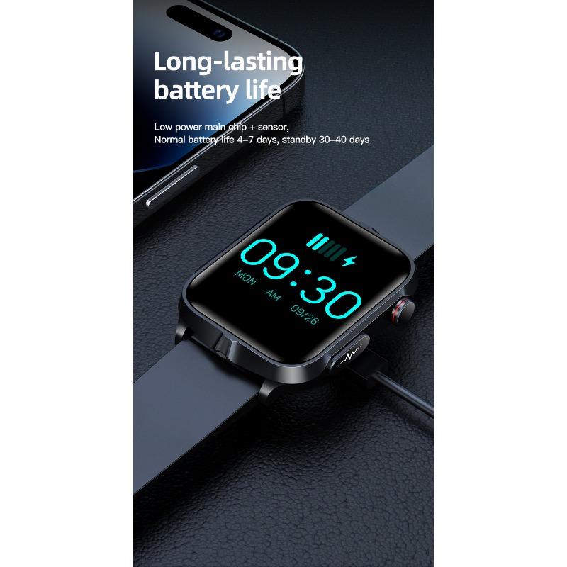 SACOSDING Hygieia-001s Pro-A Электротерапия Смарт-часы Кислород в крови Браслет Здоровье Смарт-часы Артериальное давление Температура тела Смарт-часы Мужчины