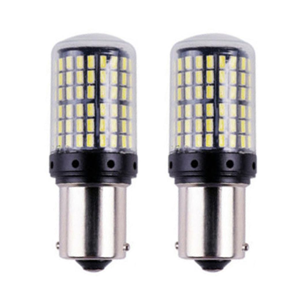 Car Turn Signal Light Stop Lamp Waterproof IP65 Indicator Light 2pcs 1156 3014 144smd 1157 T20