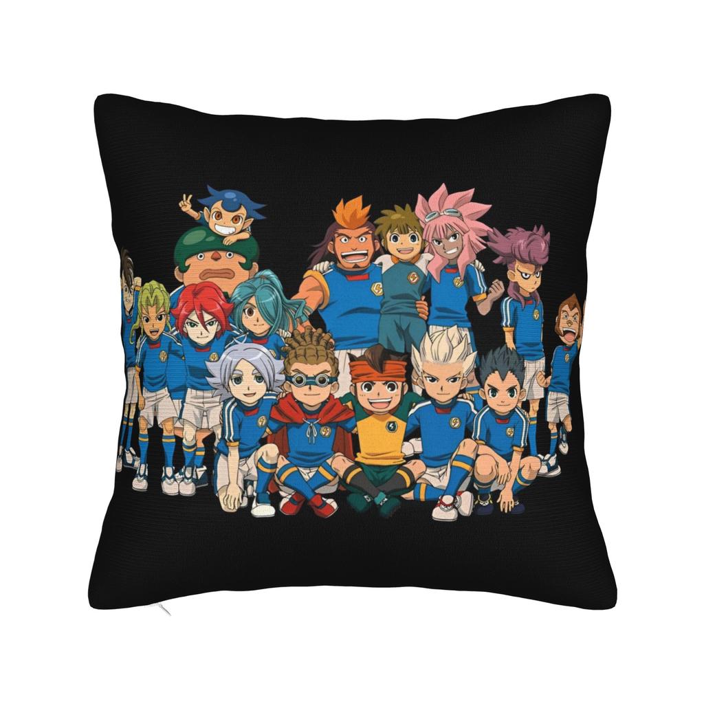 Inazuma Eleven Anime Game Pillowcase Soft Polyester Cushion Cover Gift RPG Cartoon Throw Pillow Case Cover Sofa Square