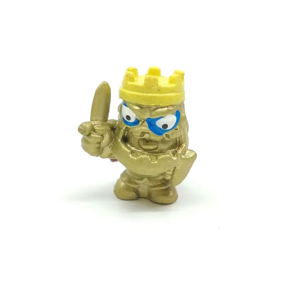 Original Zomlings ULTRA Rare GOLD Silver Superzings Styles PVC Action Figures Limited Collection Spanish Toy Boys Birthday Gift