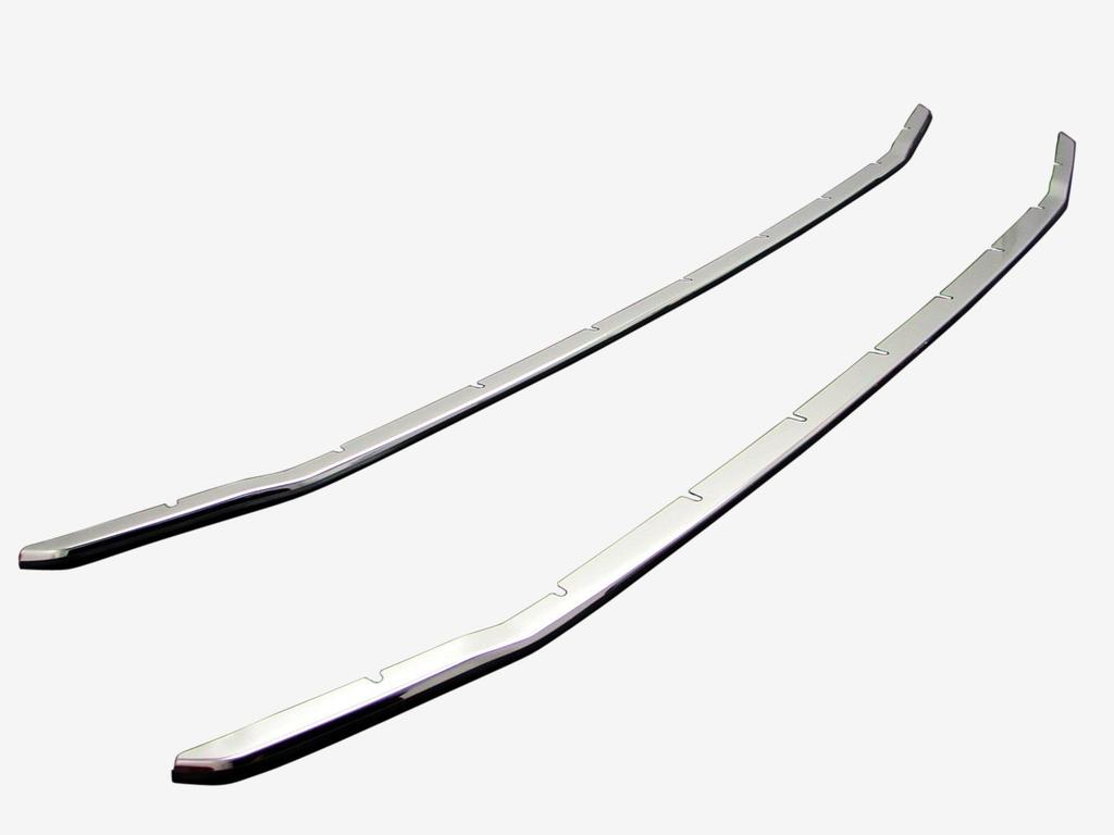 BRIGHTZ Finish Stainless Steel Plated Front Bumper Mould for Vellfire Models 21574 Ultra-Mirror (2-Piece, S-Type) (Late 20-25) [FBUM-MOL-010] ANH20W,