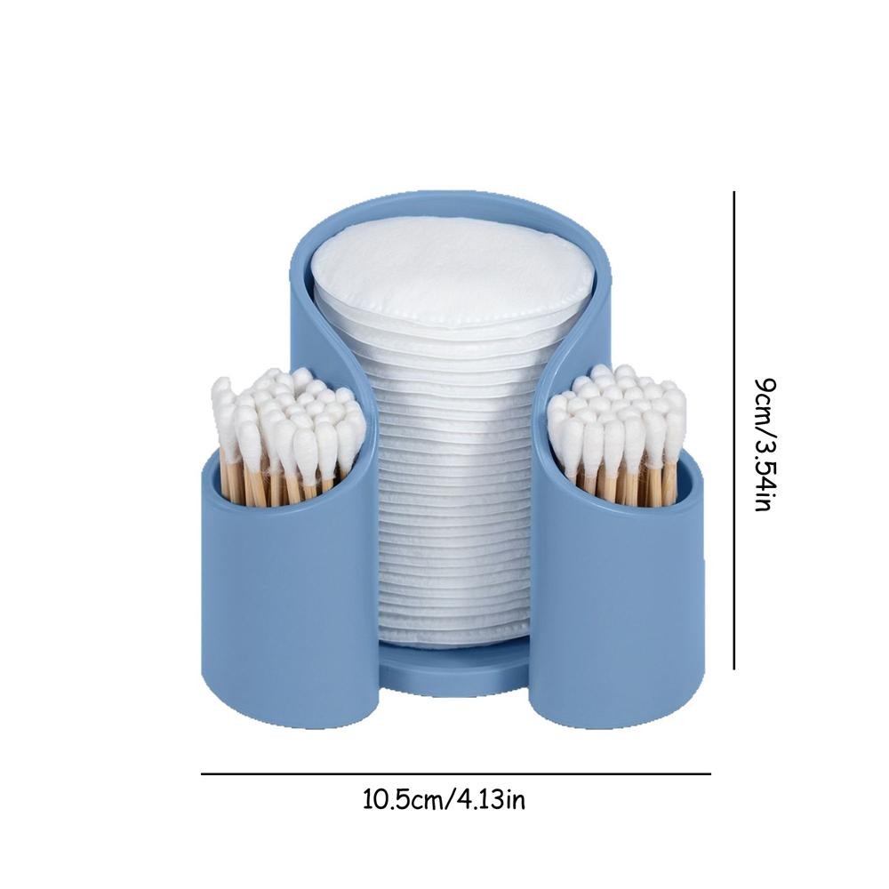 1 шт. Держатель для ватных палочек Прозрачный органайзер для ватных палочек и ватных дисков Прозрачный контейнер для хранения в ванной для аксессуаров для макияжа